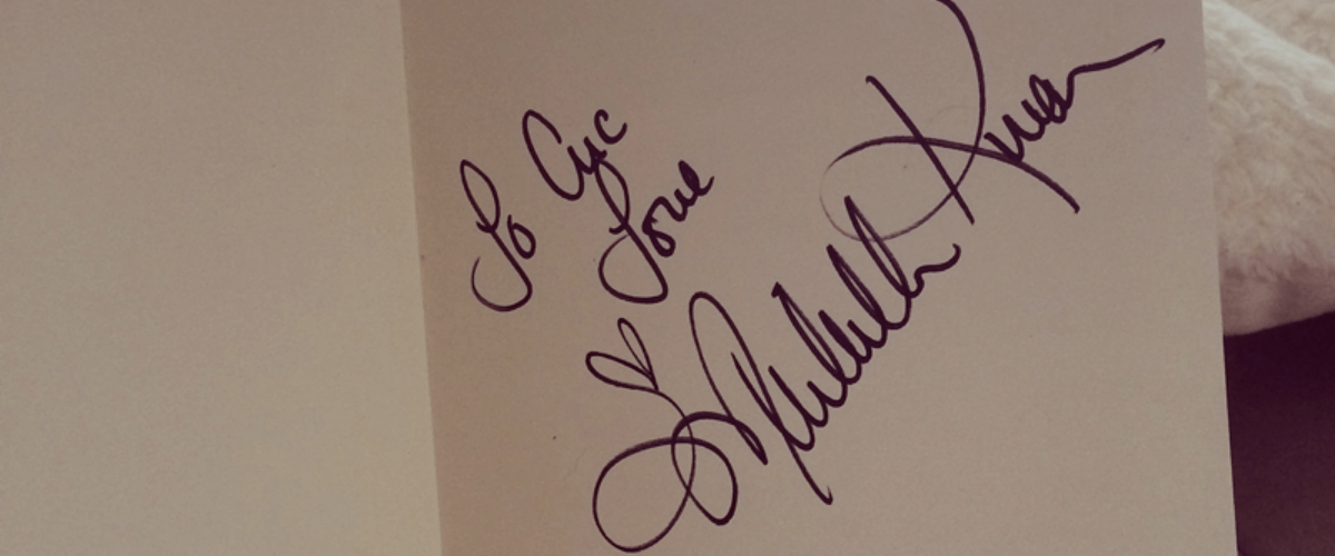 Michelle Kwan Signature